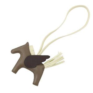 HERMES Rodeo Pegasus Size PM Lambskin Etoupe/Jaune Milton/Rouge Sellier